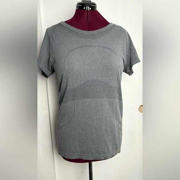 Lululemon Swiftly Tech Short Sleeve Crew Heathered Slate - Picture 8 of 9